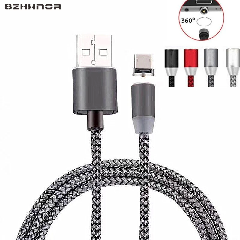 

Magnetic Micro USB Cable For samsung a7 2018 Charging USB C Cable Magnet Charger Cord For iphone 7 X XR huawei p30 pro 20 lite