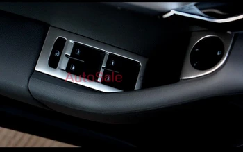 

Car Styling ABS matt Armrest Door Window Switch Button Cover Trim 8pcs for Skoda Octavia MK3 A7 2015 2016