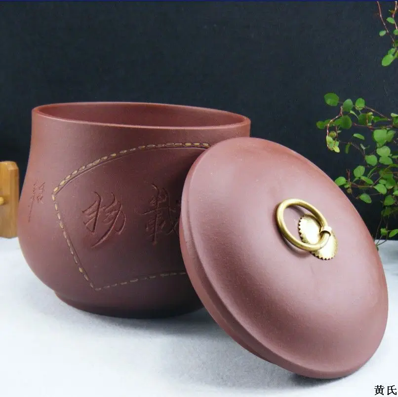 Yixing direct manufacturers selling purple tea tank filled with 1.5 pounds full mixed batch