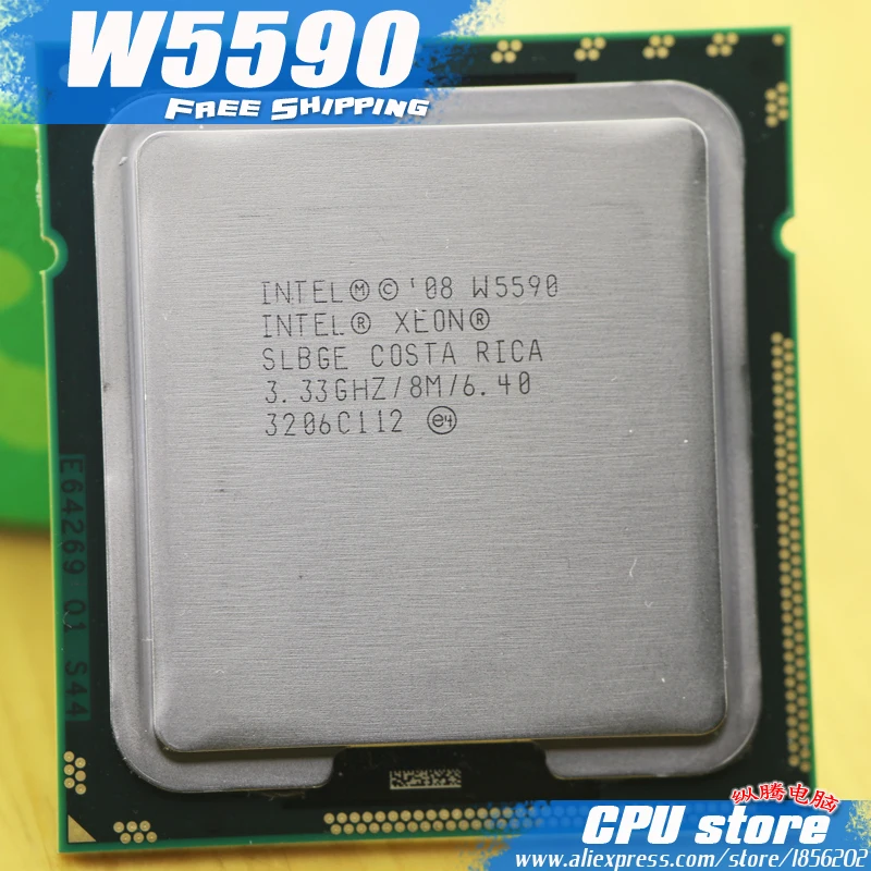 

Intel Xeon W5590 CPU processor /3.33GHz /LGA1366/8MB/ L3 130W Cache/Quad Core/ server CPU Free Shipping , there are, sell W5580