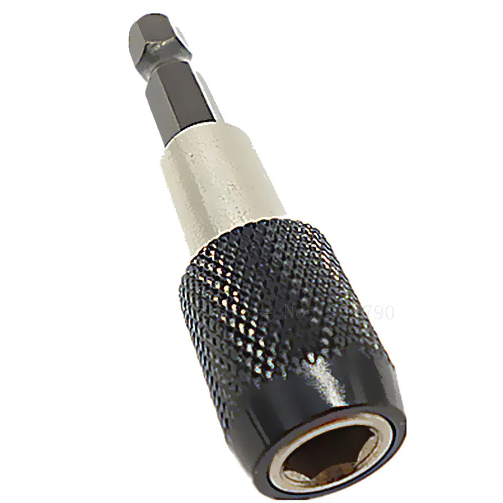 1/4" Hex Shank Quick Release Electric Drill Screwdriver Bit Holder 60mm Extension Bars
