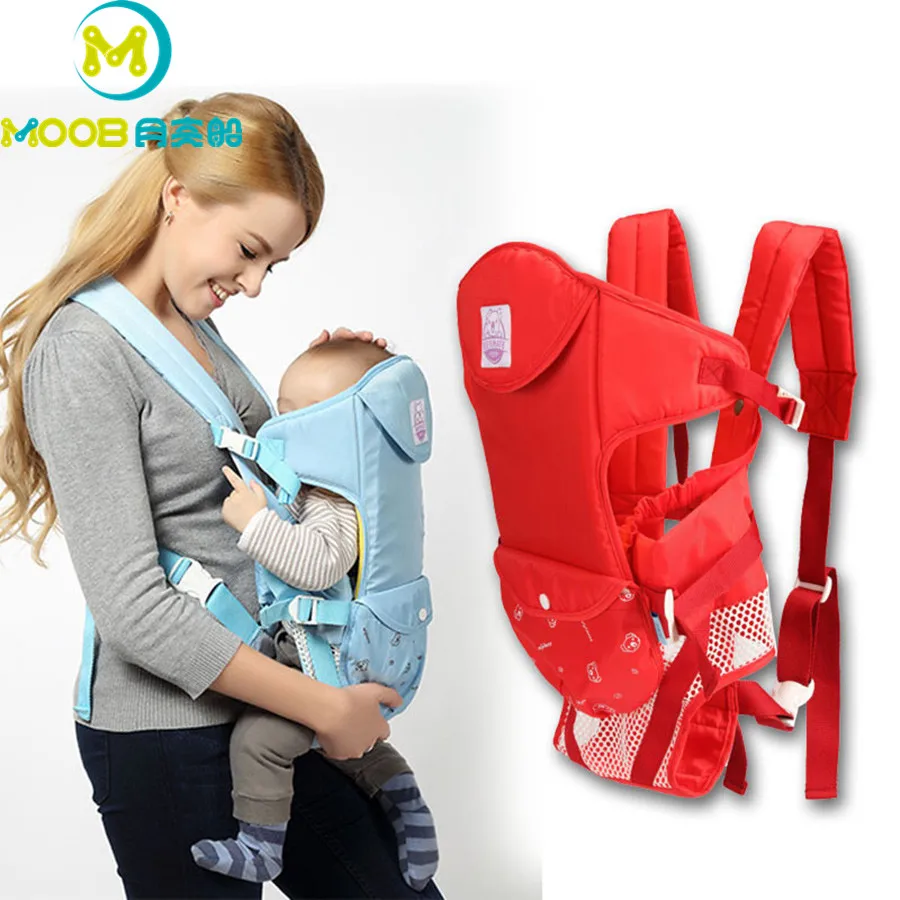 

MOOB Baby Carriers Backpack 3-30 Months Breathable Front Facing Baby Carrier MultifunctionAdjustable Wrap Sling Baby