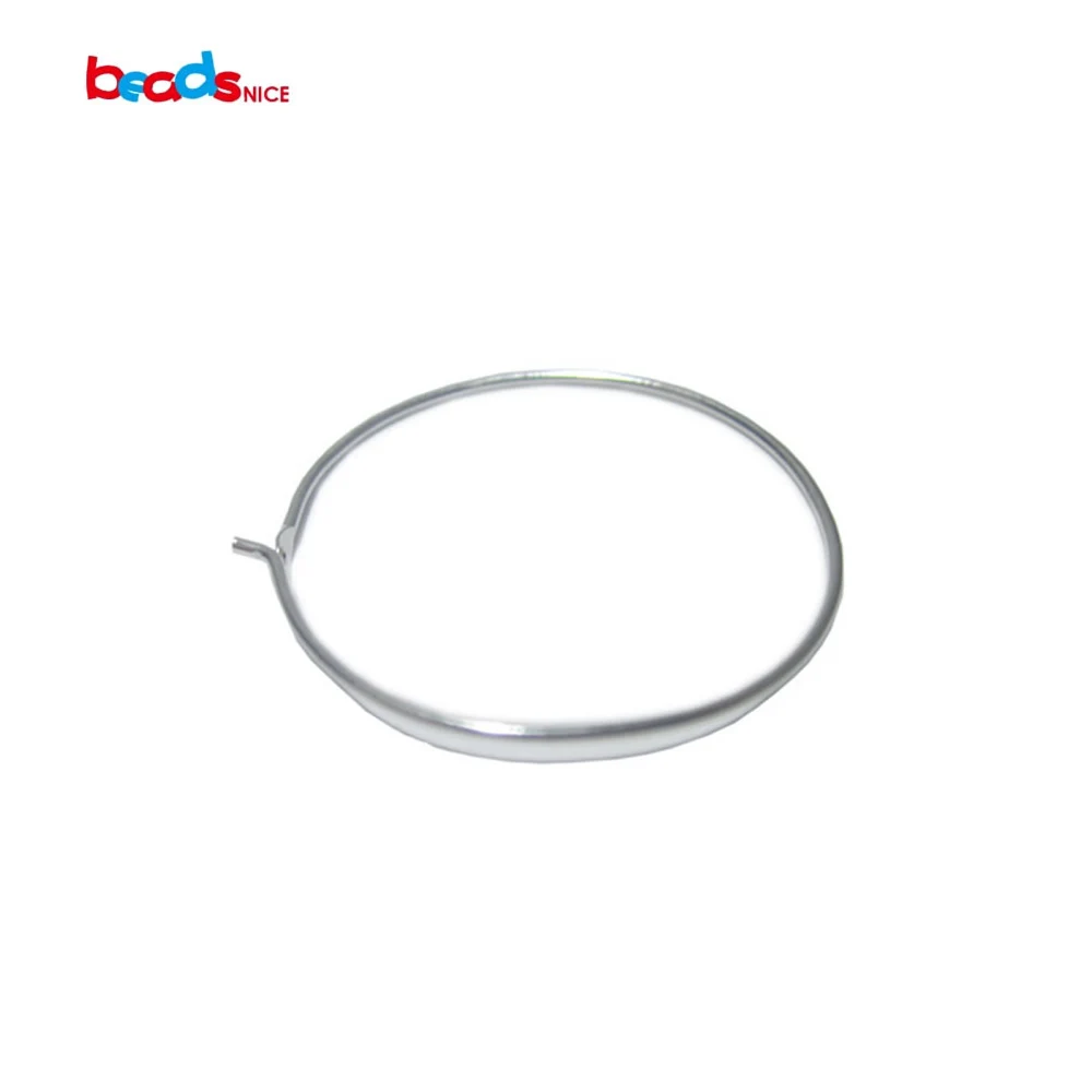 

Beadsnice round hoop ear wires 20mm fit sliver 925 earwire components jewelry for women handmade hoop earring designs ID 28065