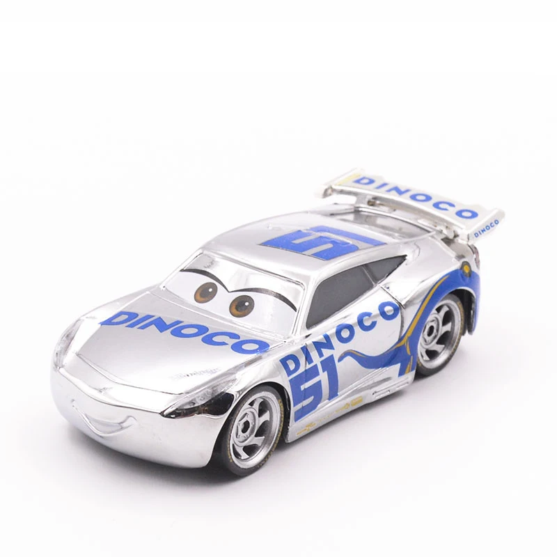 1:55 Disney Pixar Cars 3 золотые серебристые Lightning McQueen Curz литой автомобиль игрушка черный