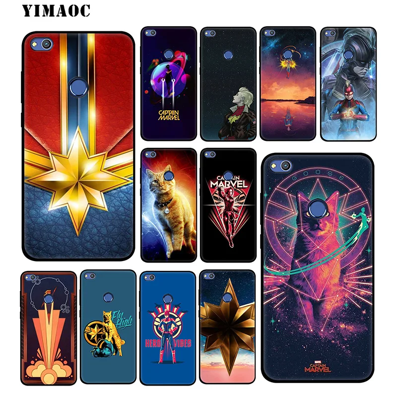 YIMAOC Марвел Капитан мягкий чехол для huawei Honor вид 20 10 8X8 8C 6A 7A 7X 7C Lite рro Y9 Y7 Y6 Prime 2018 2017 |