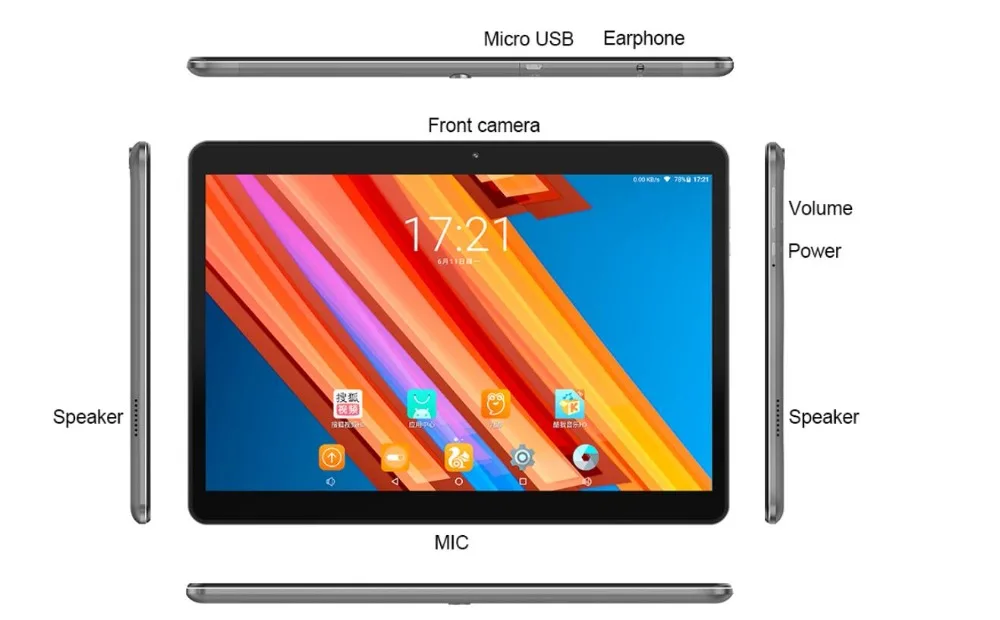 Teclast M20 10,1 дюймов 2560*1600 планшетный ПК MT6797 X23 Deca Core Android 8,0 4 Гб ОЗУ 64 Гб ПЗУ двойной 4G телефон планшеты двойной Wifi gps