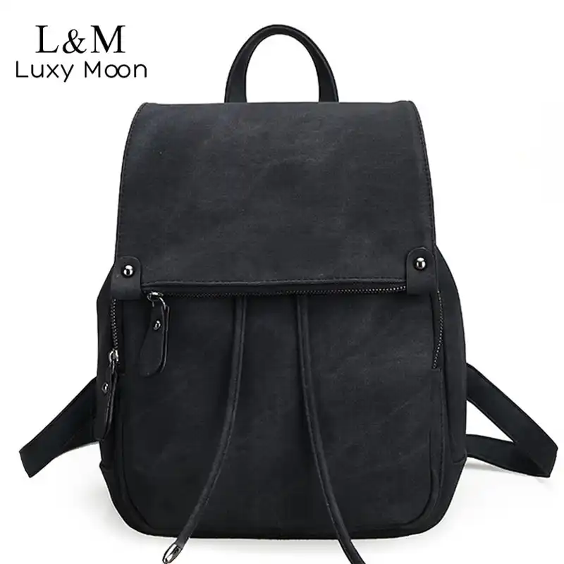 large black backpack women's