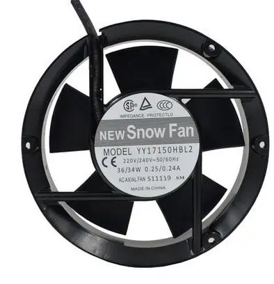 YY17150HBL2 AC 220V 171*171*50 двойной шариковый вентилятор/AC вентилятор с валом потока |
