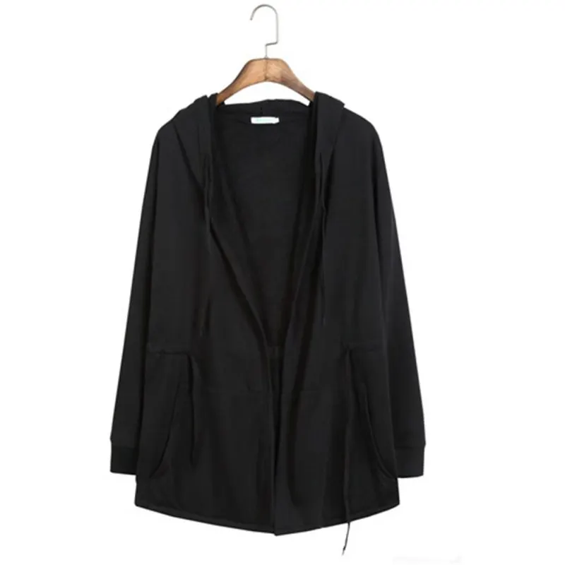 

2019 Men Hooded Sweatshirts Fashion Hip Hop Male Hoodies With Black Gown Jacket long Sleeves Cloak Mans Coats Outwear