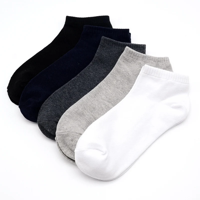 

5 double sell Men Socks Cotton Large size39-48 High Quality Casual Breathable Boat Socks Short Men Socks Summer Male socks men