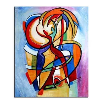 

Free shipping hand painted famous artworks on Canvas Modern abstract painting For living Room no framed k-308