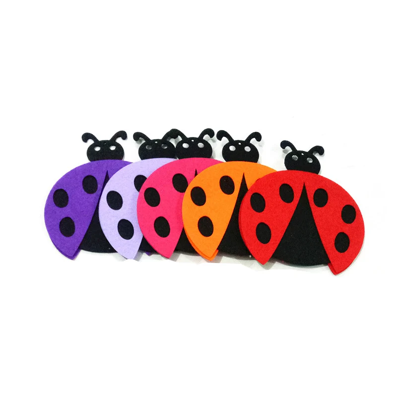  20cm Cartoon Beetle Felt Cutting Non-Woven Cloth Felts Felts Kindergarten Kid Room Diy Decoration L - 32850961931