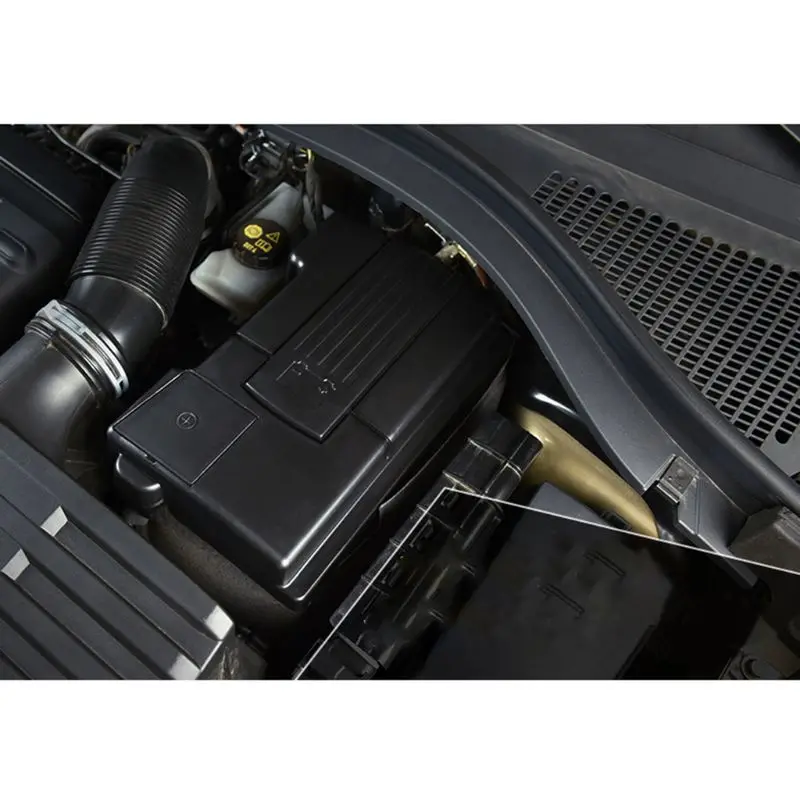 Пылезащитная Крышка аккумуляторной батареи автомобиля с отрицательным электродом, водонепроницаемая Защитная крышка для VW Tiguan L