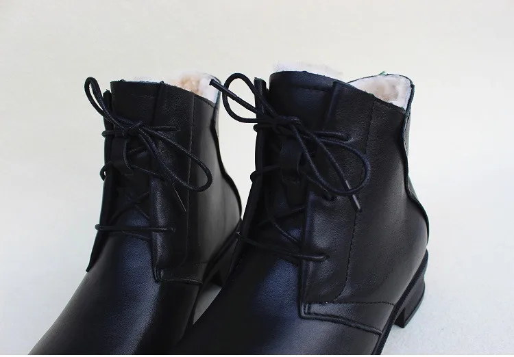 leather boots women