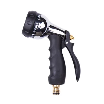 

Garden Hose Nozzle Anti-Leak Heavy Duty Watering Nozzle High Pressure Flow Control Sprayer for Car Wash Clean Water Lawn Garden