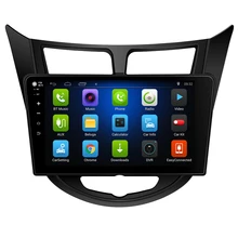 10.2Android 6.0! Car DVD PC Multimedia DVD Player GPS Navi Stereo Radio Fit Hyundai Verna /Accent/Solaris 2011-2018 3G WIFI OBD