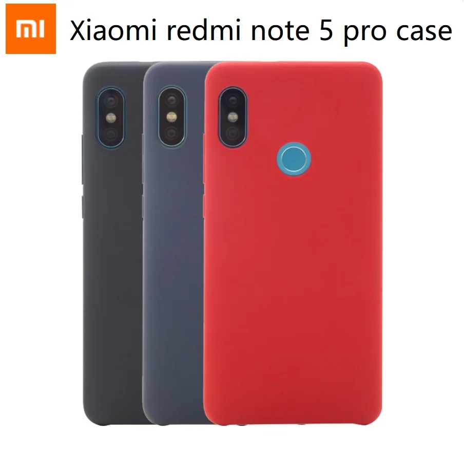 100% оригинальный защитный чехол для xiaomi redmi note 5 Pro Жесткий Чехол мобильного
