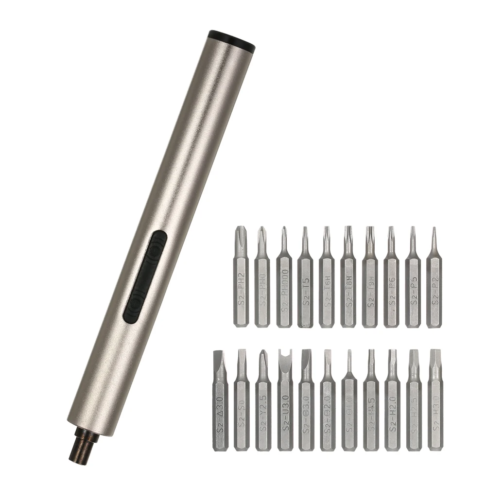 

Electric Screwdriver Rechargeable Screwdriver Cordless Set Lightweight Dual Power Tools Drill Screw Driver Repair Tools