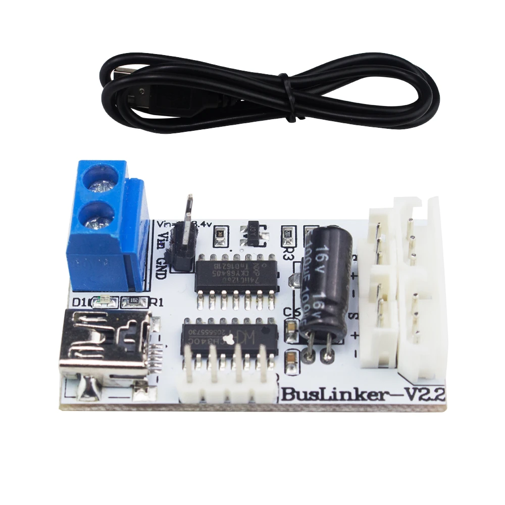 

TTL/USB Debug Board for LX-16A Bus Servo Test Controller Board USB Cable RC Parts Robot Toy