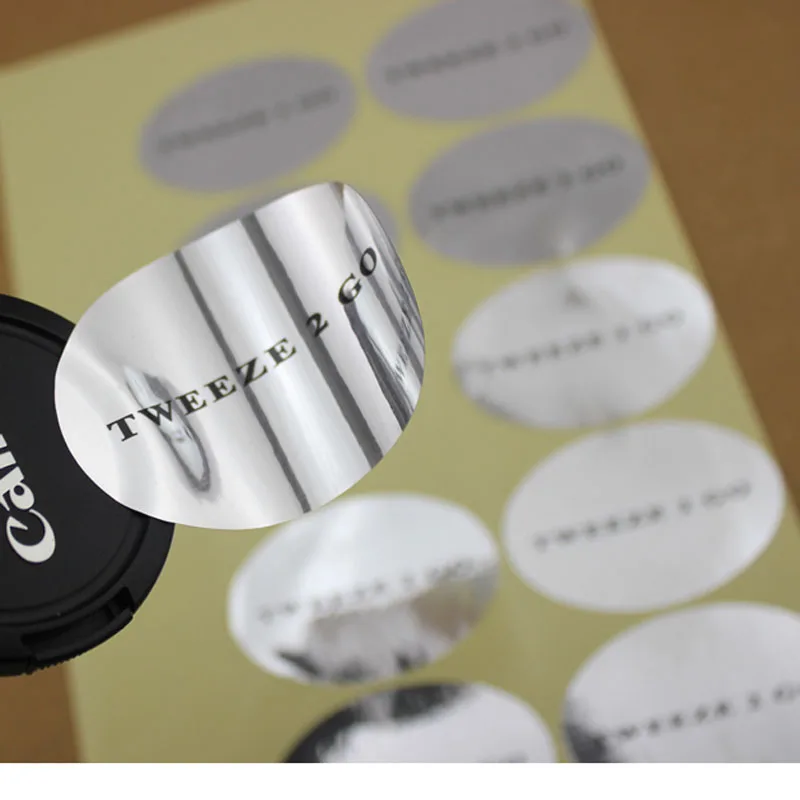 

Customized factory price custom matt logo sticker printing, waterproof vinyl logo sticker, adhesive round logo seal stikcer