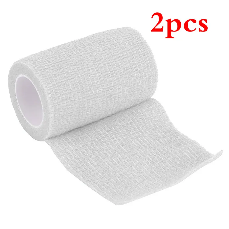 

2pcs/Pack 7.5cmX5m Self-Adhesive Elastic Bandage 6 Colors Optional First Aid Kit Tools Treatment Gauze Tape for Safety Care Tool