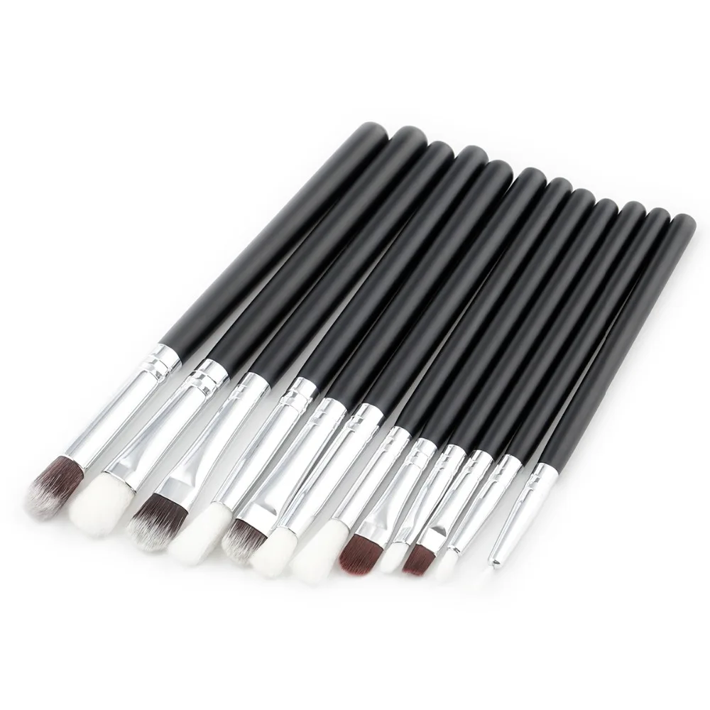 

Start Makers 12 Pcs Makeup Brushes Kit Soft Synthetic Foundation Eyebrow Eyeshadow Eyeliner Powder Make Up Brush Set Tools