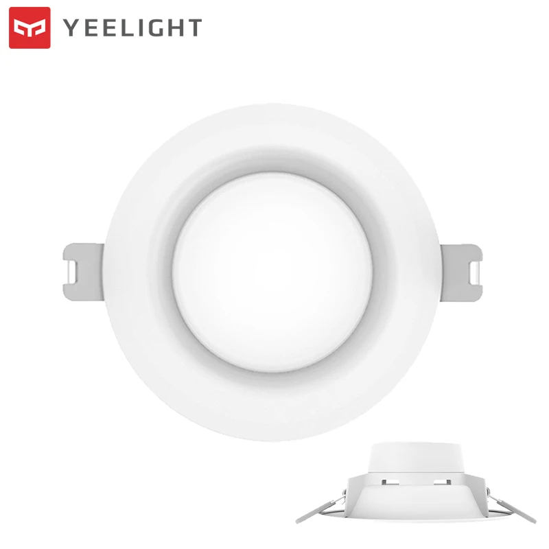 

Original XIAOMI YEELIGHT 5W Square LED Downlight Round Ceiling Recessed Panel Light AC220V Warm Yellow/Warm White 3000/4000K