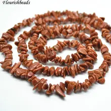 3" Длина высокого качества натуральный золотой песчаник кусочки, свободные бусы 5 нитей в партии