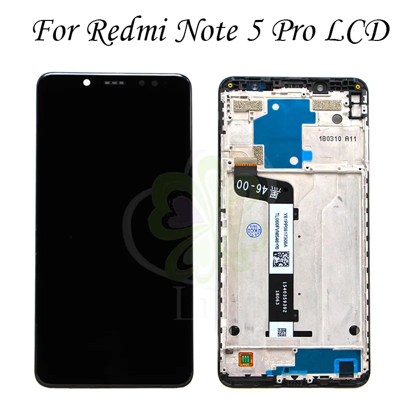 

Xiaomi Redmi note 5 pro LCD display touch screen digitizer Assembly with frame Replacement parts for redmi note5 Note 5 pro lcd