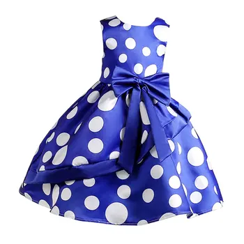 

Fashion Kids Girl Princess Dress Children Toddler Bowknot Sleeveless Formal Dress for Wedding Christmas Birthday Party
