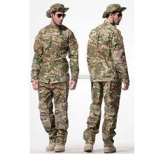 Армейская Тактическая Военная камуфляжная боевая униформа для страйкбола Camo BDU мужская одежда Набор для охоты на открытом воздухе CP S-XXXL