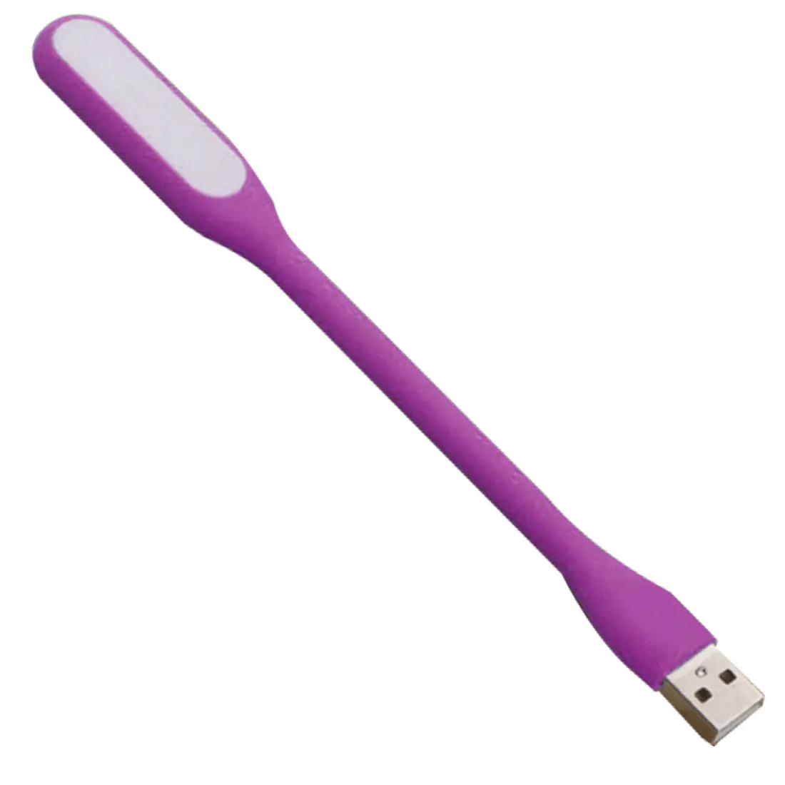 Маленький гибкий USB светодиодный ночной Светильник s настольная лампа для чтения книга светильник гаджеты USB глаз ручной светильник для питания ПК ноутбук - Испускаемый цвет: Purple