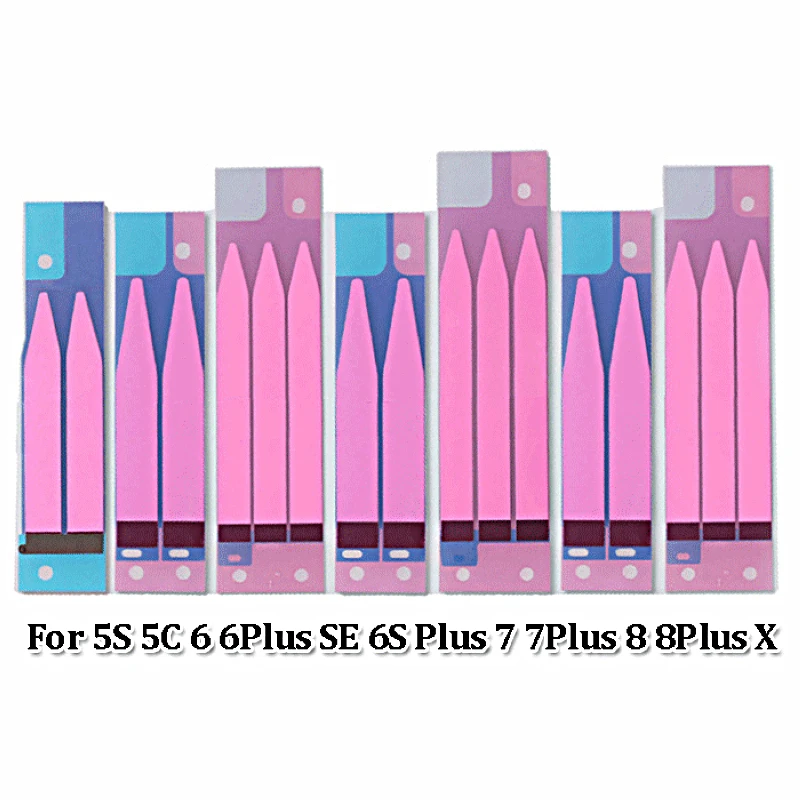 Battery Adhesive Sticker Glue Tape Double-Sided For iPhone 7 8 Plus X 5s 6 6s Plus Phone Battery Decor Sticker Replace Strip Tab Battery Adhesive Sticker Glue Tape Double-Sided For iPhone 7 8 Plus X 5s 6 6s Plus Phone Battery Decor Sticker Replace Strip Tab