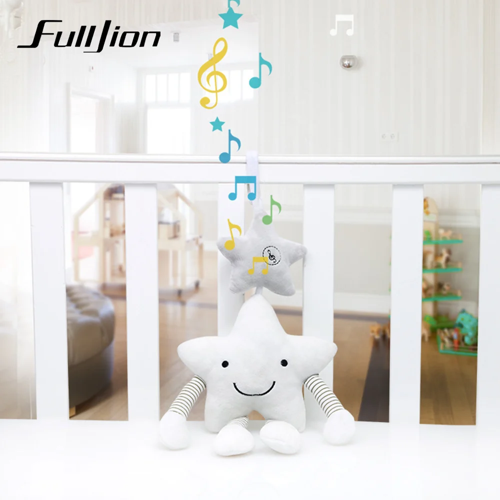 

Fulljion Baby Rattles Mobiles Toddler Toys Star Strollers Rattle Toy For Bebe Soft Musical Infant Crib Educational Bed Bell Doll
