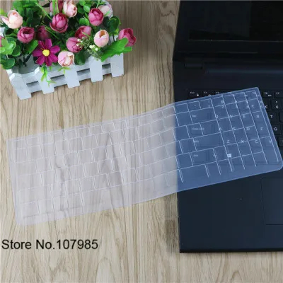 15 дюймовый ноутбук клавиатура силиконовая защитная крышка клавиатуры для ноутбука Asus X555 FL5800 F555 FX50 R557 X552 FX50J FX50JK A550 V505L - Цвет: Clear