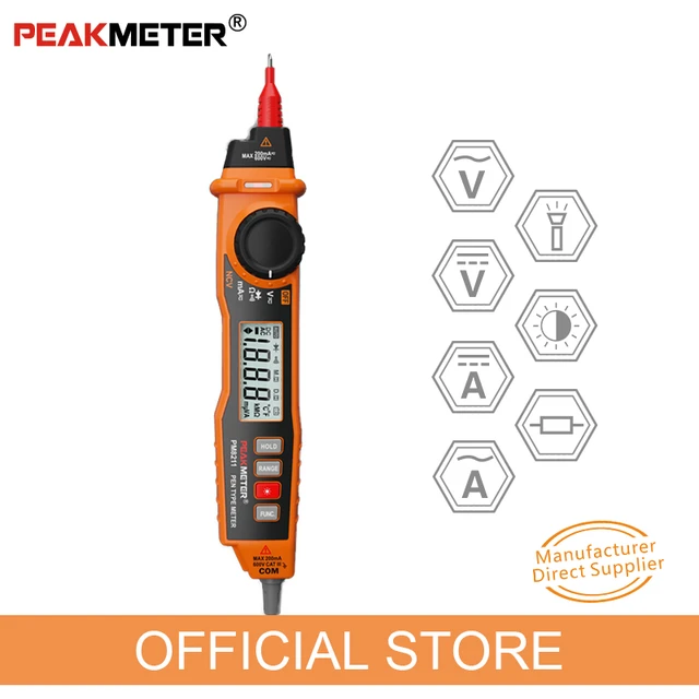 TESTEUR DE TENSION DIGITAL PEAKMETER REF.MS8211