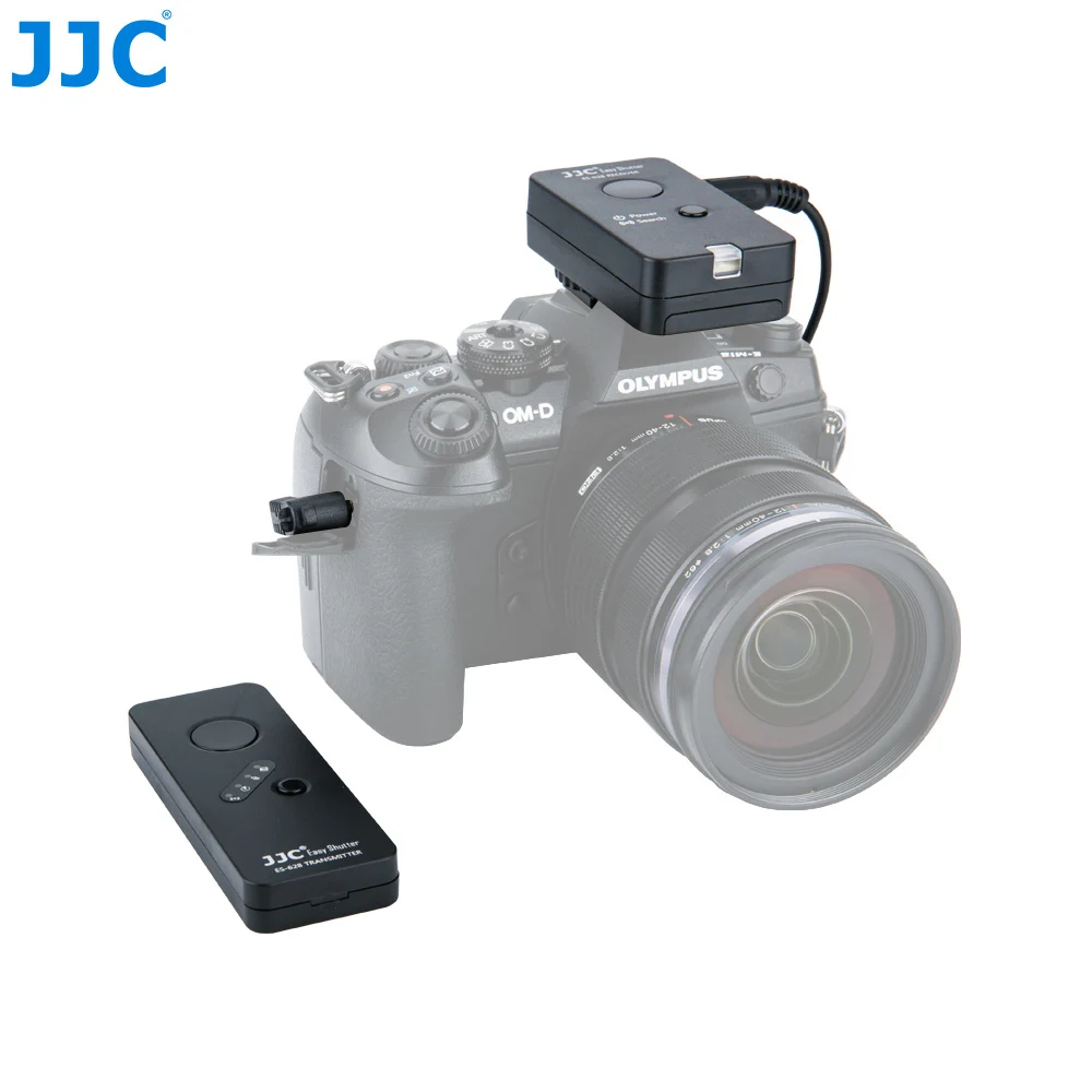 JJC Camera 100 Meters 16 Million Channel RF Wireless Camera Remote Control for OLYMPUS OM-D E-M5 II/OM-D E-M10/OM-D E-M5