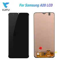 6," ЖК-экран для samsung Galaxy A20 A205 дисплей A205G A205F A205GN SM-A205FN/DS кодирующий преобразователь сенсорного экрана в сборе