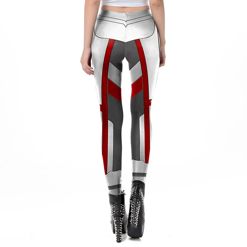 New Adults Women Avengers Endgame Advanced Tech Cosplay Pants Tights Elastic Legging Superhero 3D Printing Pants