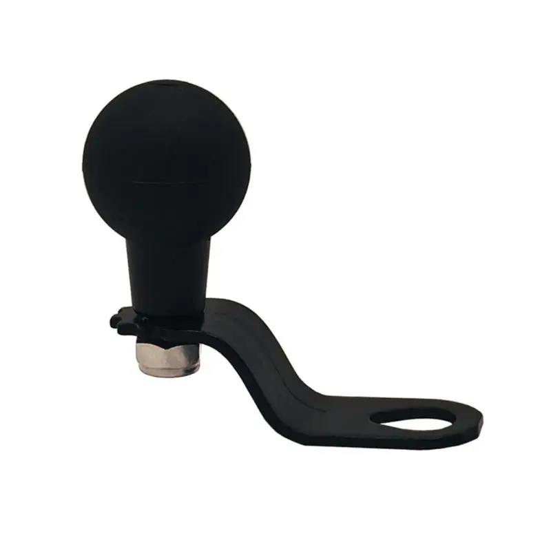 

360 Degree Ball Head Rotate Motorcycle Angled Base Z Type with 1 Inch Ball Head Adapter Work for RAM Mounts for Gopro