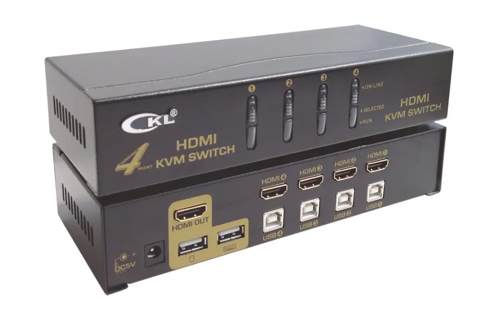 4Port USB HDMI KVM Switch CKL 94Hin KVM Switches from Computer