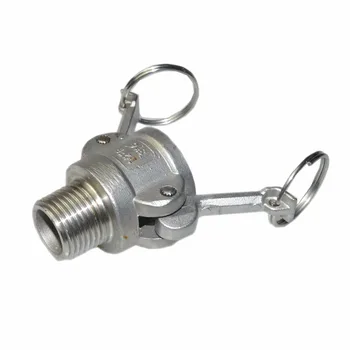 

B Trash Pump Adapter Male Camlock x Hose Barb Stainless Steel