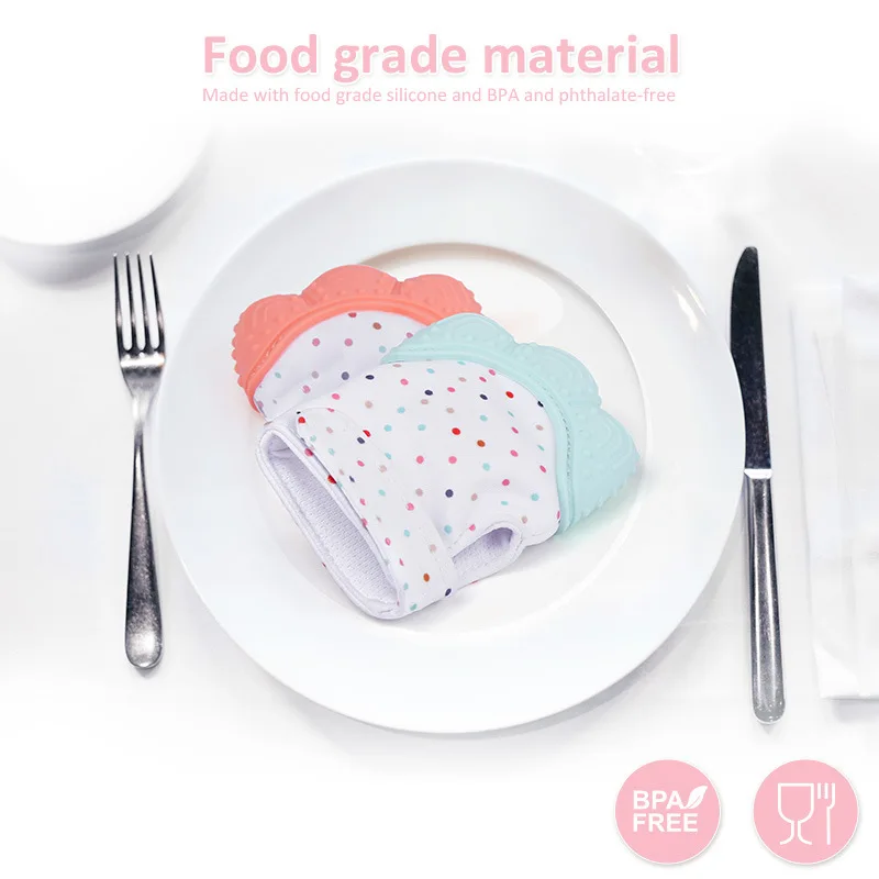 Food Grade Silicone Baby Molar Gloves Silicone Teether Gloves For 6 Months Infant Dental Care Toothbrush Durable BPA Free WT0400 (10)