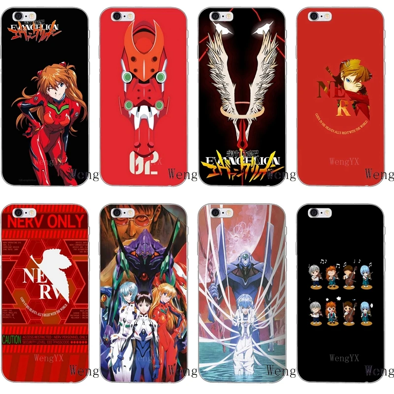 

neon genesis evangelion Soft phone case For Huawei Mate 8 9 10 P8 P9 P10 P20 pro Lite plus 2017 Honor 4c 5c 5x 6x Y5 Y6 Y7 II