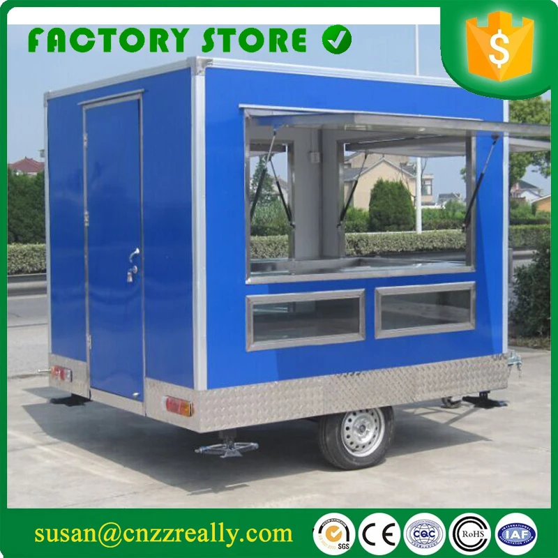 

mobile food cart trucks snack food cart hot dog Hamburger ice cream traction cart By fast food trailer