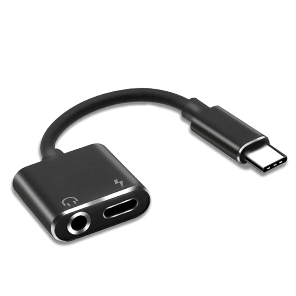 Адаптер для зарядки наушников 2 в 1 Type-C до 3 5 мм разъем Aux аудио USB C кабель eals XR649 |