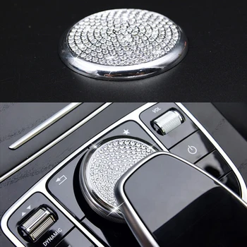 

Diamond Style Center Control Switch Case Trim For Mercedes-Benz GLC Class X205 16-17 & C Class W205 15-17 & E Class W213 2017