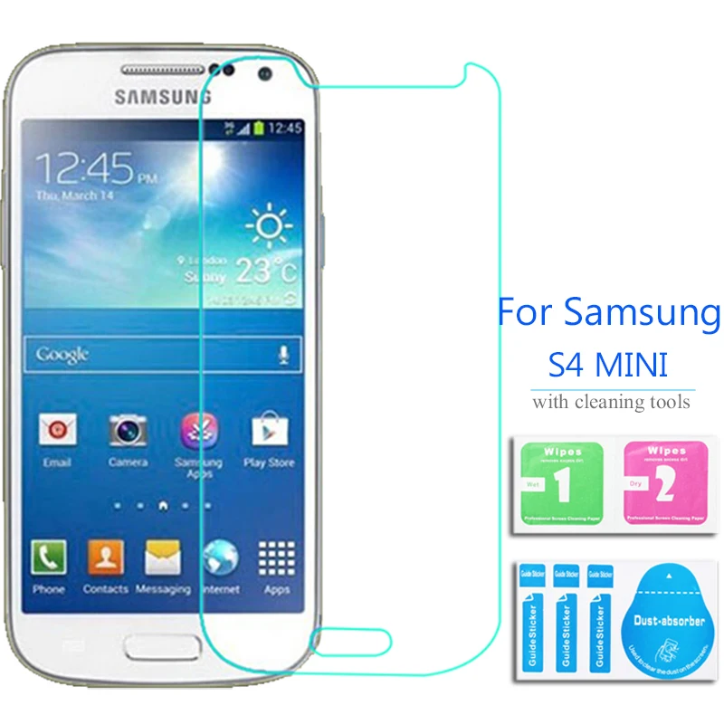 2 шт Для Samsung Galaxy S4 мини закаленное стекло протектор экрана 5 9h защитная пленка на s