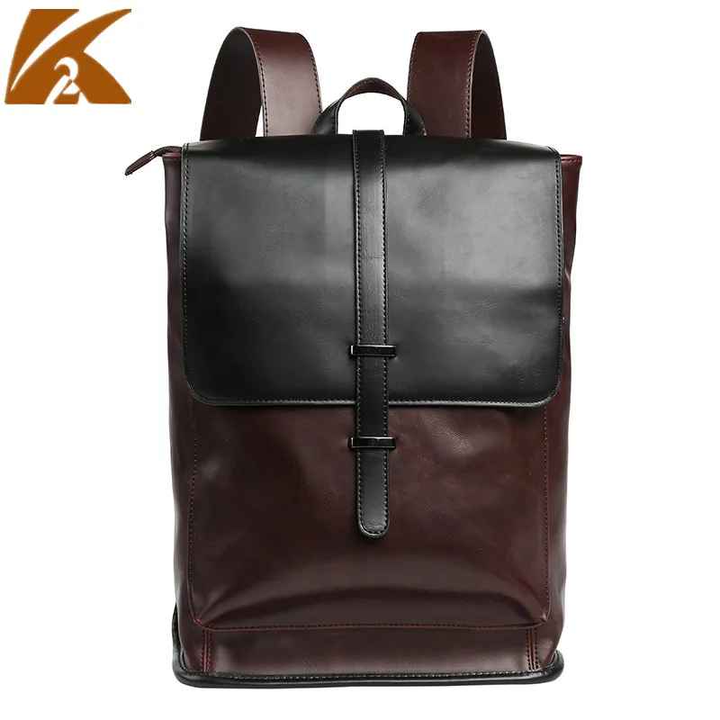 

2020 Vintage Genuine Leather Backpack Men Crazy Horse Rucksack Male Business Laptop Bag Boys School Shoulder Bags Travel Bagpack