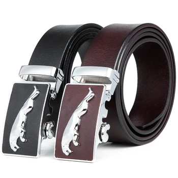 

2019 Designer Men's Genuine Leather Belts High Quality Brand Black/Brown Cowskin Fashion New Male Belts